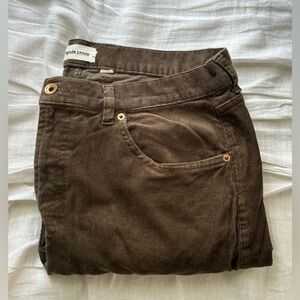 Taylor stitch dark olive cords